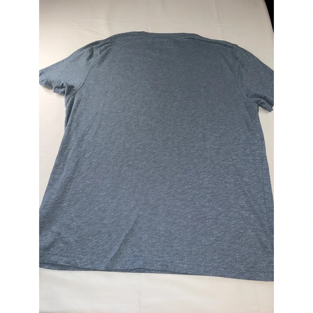 Abercrombie & Fitch Mens XXL Soft Tee Blue Heather Short Sleeve Crewneck T-Shirt